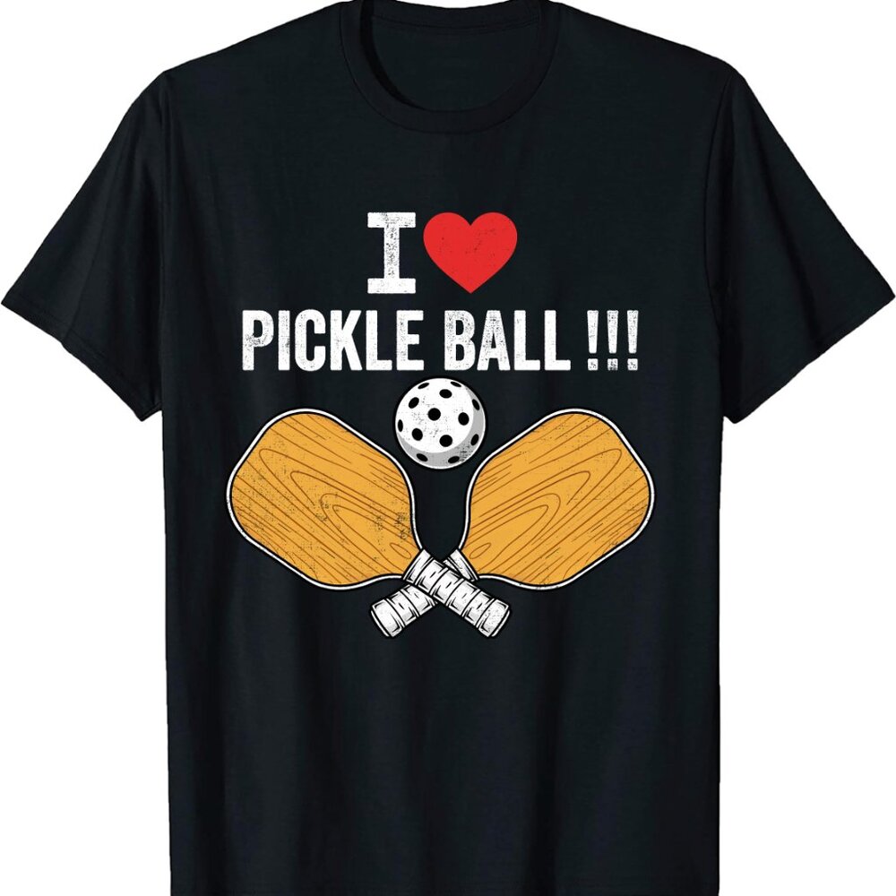 Men's “I Love Pickle Ball” Graphic Tee